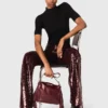 Pantaloni ricamati con paillettes Pantaloni ricamati con paillettes