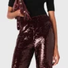 Pantaloni ricamati con paillettes Pantaloni ricamati con paillettes