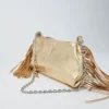 Pochette Miss M in pelle metallizzata Pochette Miss M in pelle metallizzata