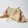 Pochette Miss M in pelle metallizzata Pochette Miss M in pelle metallizzata