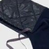 Poncho in lana con cappuccio