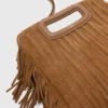 Quilted suede M Bag Quilted suede M Bag