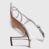 Sandali con tacco e cinturini metallici Sandali con tacco e cinturini metallici