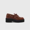 Scarpe da barca con suola spessa