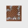 Sciarpa in seta con stampa bandana