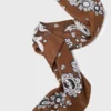Sciarpa in seta con stampa bandana