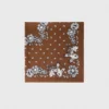 Sciarpa in seta con stampa bandana