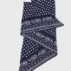 Sciarpa reversibile in lana e cashmere