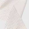 Sciarpa triangolare in lana con strass