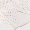 Sciarpa triangolare in lana con strass
