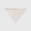 Sciarpa triangolare in lana con strass