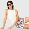 Shorts all’uncinetto con motivo floreale Shorts all’uncinetto con motivo floreale