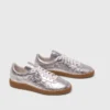 Sneakers in pelle metallizzata Sneakers in pelle metallizzata