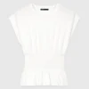 T-shirt aderente a pieghe T-shirt aderente a pieghe