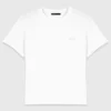 T-shirt con piccolo logo ricamato