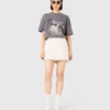T-shirt con stampa a cavalli