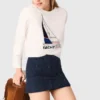 T-shirt con stampa barca T-shirt con stampa barca