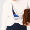 T-shirt con stampa barca T-shirt con stampa barca