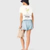 T-shirt con stampa estiva