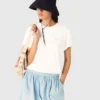 T-shirt con stampa estiva
