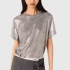 T-shirt metallizzata