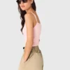 Top a collo alto dritto Top a collo alto dritto