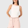 Top a collo alto dritto Top a collo alto dritto