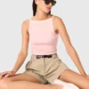 Top a collo alto dritto Top a collo alto dritto