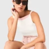 Top a collo alto dritto Top a collo alto dritto