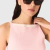 Top a collo alto dritto Top a collo alto dritto