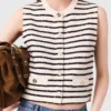 Top a righe in misto lana Top a righe in misto lana