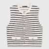 Top a righe in misto lana Top a righe in misto lana