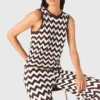 Top all’uncinetto a zigzag Top all’uncinetto a zigzag