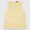 Top all’uncinetto con strass Top all’uncinetto con strass
