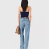 Top bustier in maglia a contrasto Top bustier in maglia a contrasto