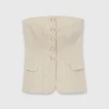 Top bustier sartoriale Top bustier sartoriale