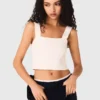 Top corto in maglia