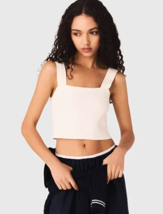 Top corto in maglia