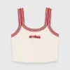Top corto in maglia