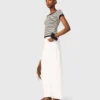 Top in maglia a costine con scollo a barchetta Top in maglia a costine con scollo a barchetta