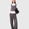 Top in maglia con camicia rimovibile