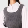 Top in maglia con camicia rimovibile