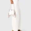 Top in maglia con volant