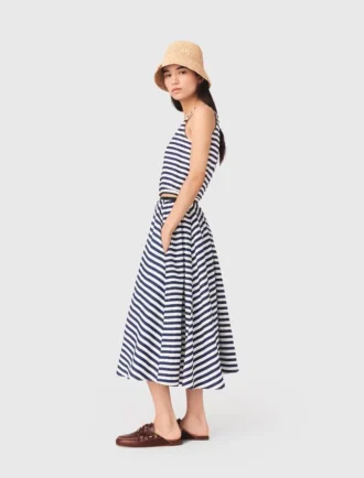 Top in misto lino