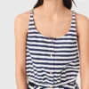 Top in misto lino