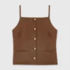 Top in misto lino Top in misto lino