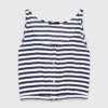 Top in misto lino