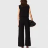 Top in tweed con colletto rimovibile Top in tweed con colletto rimovibile