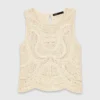 Top senza maniche in maglia all’uncinetto Top senza maniche in maglia all’uncinetto