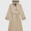 Trench con cappuccio rimovibile Trench con cappuccio rimovibile